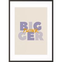 Paperflow Lijst met motiverende slogan "Think Bigger" 420 x 594 mm Kleurenassortiment