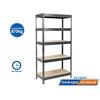 office marshal Stellingkast Grizzly Antraciet 1.200 x 600 x 1.800 mm