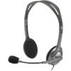 Logitech H110 Bedraad Stereo Headset Over het hoofd Met ruisonderdrukking 3.5 mm Jack Microfoon Grijs