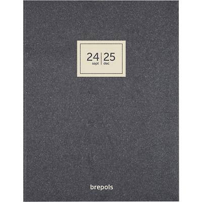 Brepols Agenda 2025 1 Week per 2 pagina's 21,5 (B) x 27,6 (H) cm Zwart