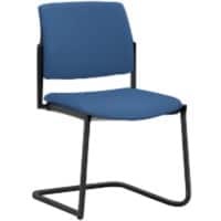 Mayer Sitzmöbel Stapelbare stoel Stof Blauw 2518 490 x 560 x 830 mm Pak van 2