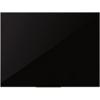 Glasbord Wandmontage Magnetisch Enkel 120 (B) x 90 (H) cm Zwart