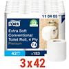 Tork Premium Toiletpapier Wit Cellulose 126 Rollen à 153 Vellen