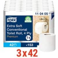 Tork Premium Toiletpapier Wit Cellulose 126 Rollen à 153 Vellen
