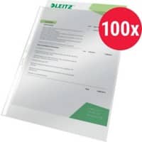 Leitz Showtassen A4 Glashelder Transparant 80 micron PVC (Polyvinylchloride) Boven 11 Gaten 4712 100 Stuks