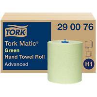 Tork Matic Advanced Papier Handdoek Groen 15,000 x 21 cm 290076 6 Rollen à 150 m