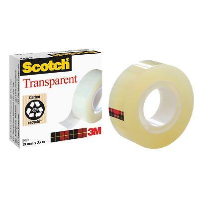 Scotch Plakband 550 Polypropyleen 19 mm x 33 m Transparant