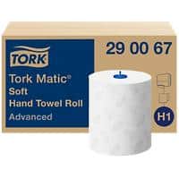 Tork Matic Advanced Handdoek H1 Rol Wit 2-laags 290067 6 Rollen à 150 m