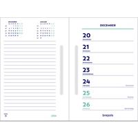 Brepols Bureaukalender 2025 1 Week per 2 pagina's Nederlands 15 (B) x 10 (H) cm Wit