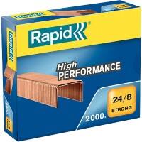 Rapid Strong 24/8 Nietjes 24859200 Verkoperd metaal 2000 Nietjes