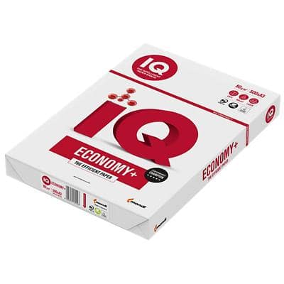 IQ Economy+ A3 Kopieerpapier Wit 80 g/m² Glad 500 Vellen