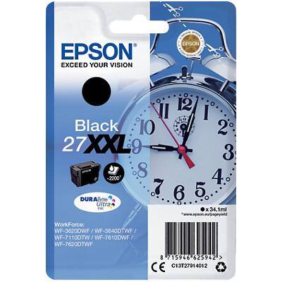 Epson 27XXL Origineel Inktcartridge C13T27914012 Zwart