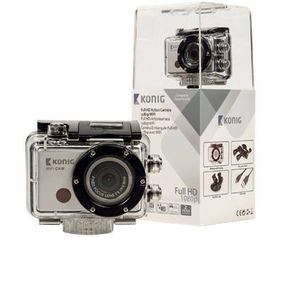König Actie camera CSACW100 8 Megapixel Zwart, zilver