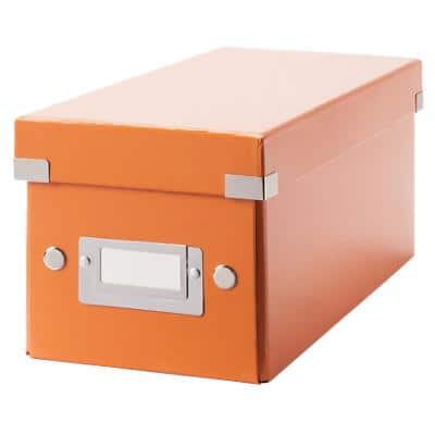 Leitz Archiefdozen Click & store Oranje karton, pp folie 14,3 x 35,2 x 13,6 cm