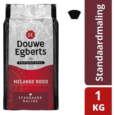 Douwe Egberts Cafeïnehoudend Gemalen koffie Melange rood 1 kg