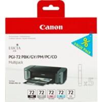 Canon PGI-72P Origineel Inktcartridge Foto zwart, grijs, foto cyaan, foto magenta Multipack 5 Stuks