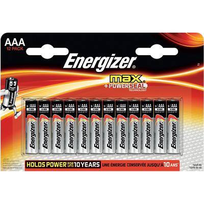 Energizer Batterijen Max AAA 12 Stuks