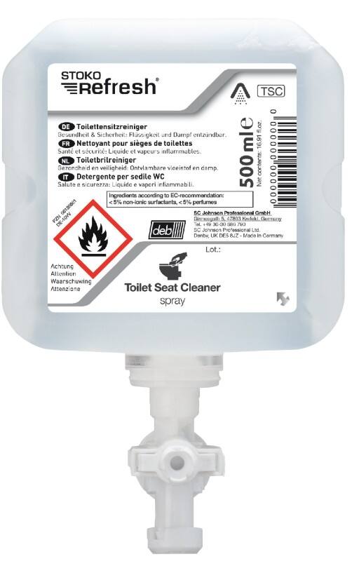 Toiletbrilreiniger Refresh 6 flessen van 500 ml