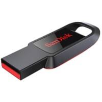 SanDisk USB 2.0 USB-stick Cruzer Spark 128 GB Zwart, rood