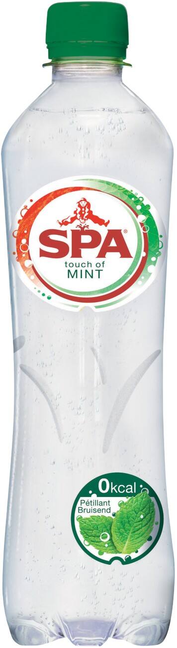 Spa Touch of Mint Munt Mineraal water 6 Flessen à 500 ml