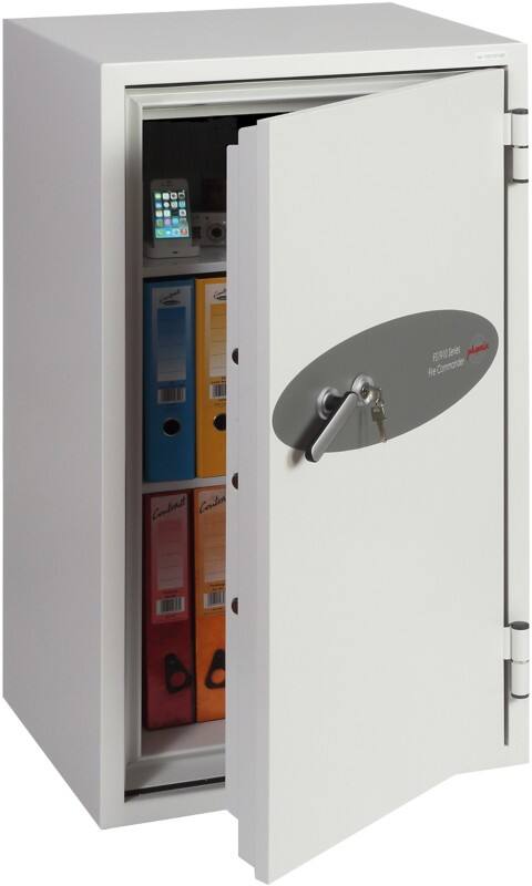 Phoenix Brandkluis met Sleutel Slot FS1911K 220L 1160 x 690 x 650 mm Wit