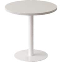 Paperflow Bijzettafel met melamine, ABS & stalen blad en frame Easy Desk 600 x 600 x 600 mm Wit