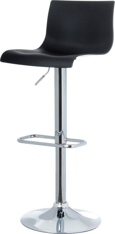 meet powered by PAPERFLOW Barkruk met verstelbare zitting Sacramento Zwart 2 stuks