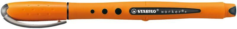 STABILO worker+ Medium Rollerballpen 0,5 mm Zwart