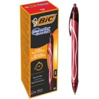 BIC Gel-ocity Quick Dry Gelroller Medium 0.4 mm Rood  Pak van 12