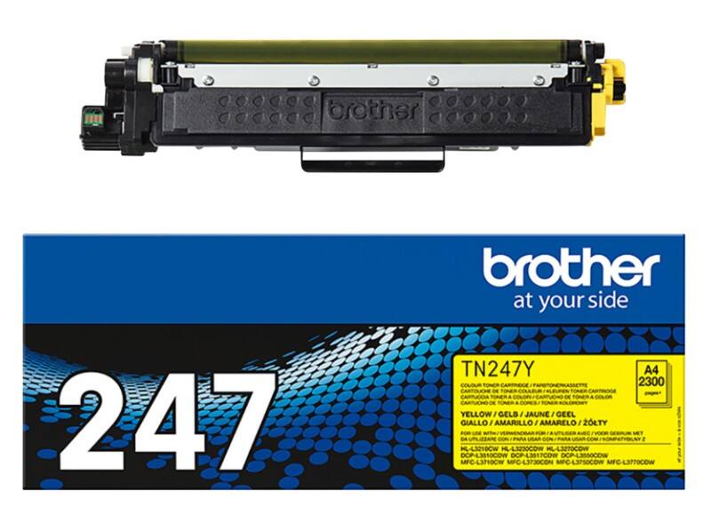 Brother TN-247Y Origineel Tonercartridge Geel