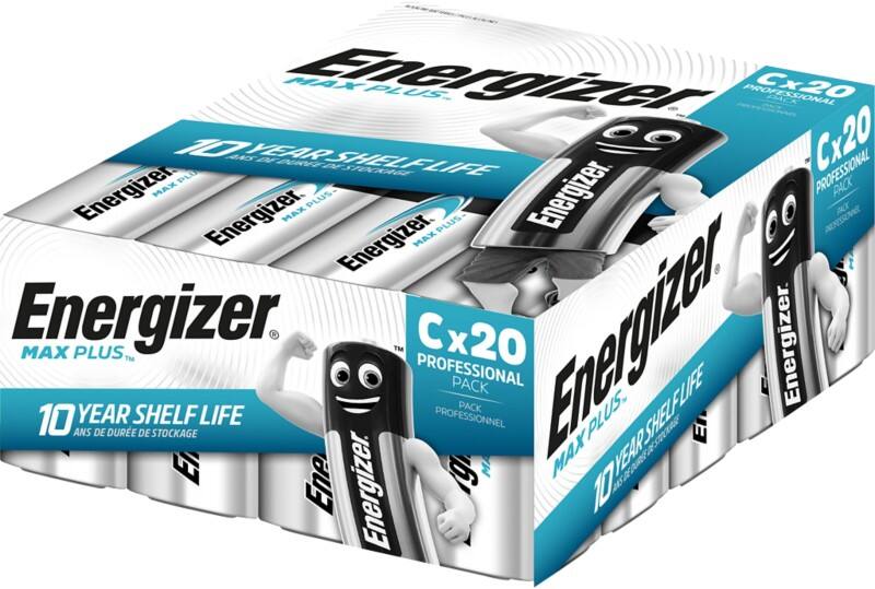 Energizer Batterij Max Plus C Alkaline 1.5 V 20 Stuks