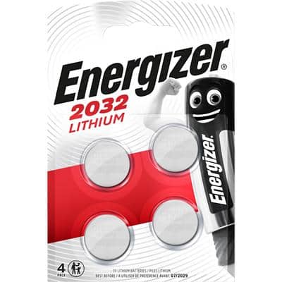 Energizer Batterij Lithium CR2032 235 mAh Lithium (Li) 3 V 4 Stuks