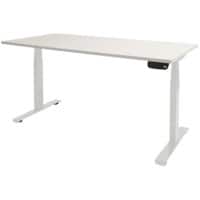 Schaffenburg Dextro Plus Zit-sta-bureau Rechthoekig T-Voet 1.600 (B) x 800 (D) x 645 (H) mm Melamine