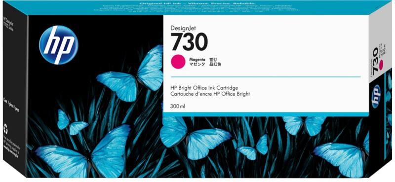 HP 730 Origineel Inktcartridge P2V69A Magenta