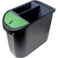 Exacompta Prullenbak 26 l Zwart PP (Polypropeen) Ecoline