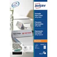 Avery Naambordje A4 185 g/m² Wit 25 Vellen à 4 Stuks