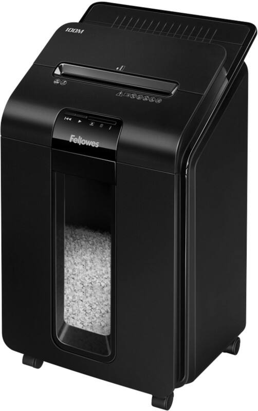Fellowes Automatische Papierinvoer AutoMax 100M Papierversnipperaar 100 Vellen Mini snippers Veiligheidsniveau P-4 23 L