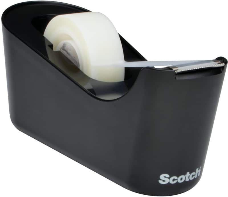 Scotch Plakbandhouderset Scotch Magic C-18 Zwart 19 mm (B) x 33 m (L)