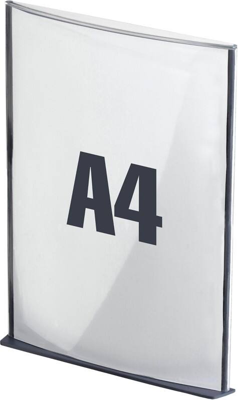 Paperflow A4 Informatiebord Grijs Klevend Kunststof 12SA4,11 23 (B) x 31 (H) cm