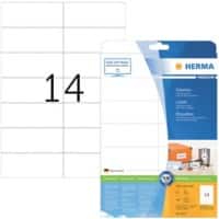 HERMA Etiketten 5057 Klevend A4 Wit 105 x 42,3 mm  25 Vellen à 14 Etiketten