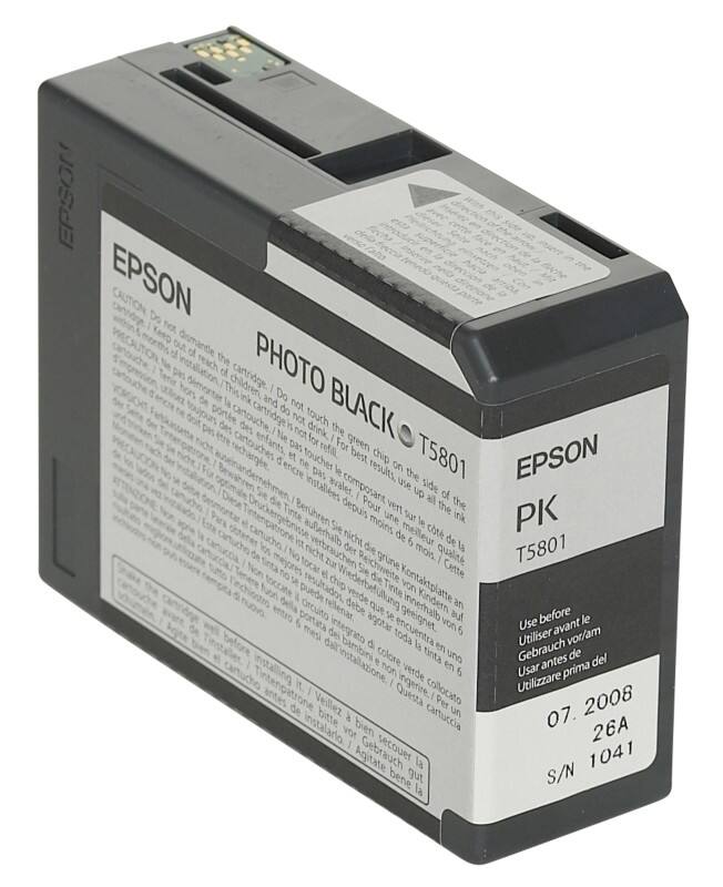 Epson T5801 Origineel Inktcartridge C13T580100 Foto Zwart