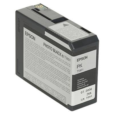 Epson T5801 Origineel Inktcartridge C13T580100 Foto Zwart