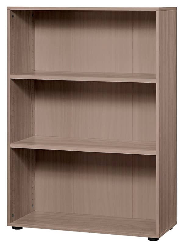 Hammerbacher Matrix Gemelamineerde spaanplaat Boekenkast 2 Planken 800 x 330 x 1.144 mm Bruin Walnoot