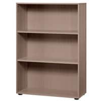 Hammerbacher Matrix Gemelamineerde spaanplaat Boekenkast 2 Planken 800 x 330 x 1.144 mm Bruin Walnoot