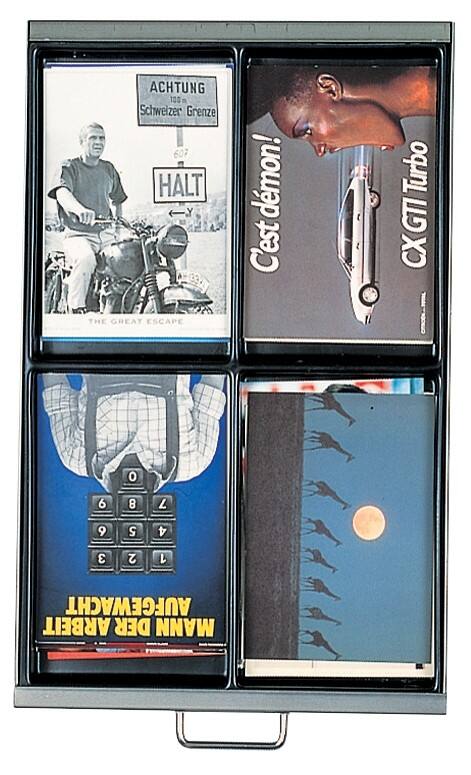 Bisley Inzetbakjes lade Antraciet 170 x 108 x 22 mm 5 Stuks