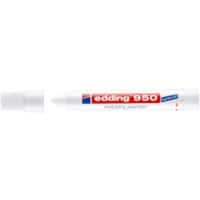 edding 950 Permanentmarker Wit Extra breed Ronde punt 10 mm