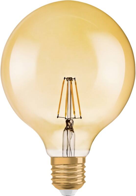 Osram GLOBE GOLD Gloeilamp Glashelder E27 7 W 1906 Warm Wit