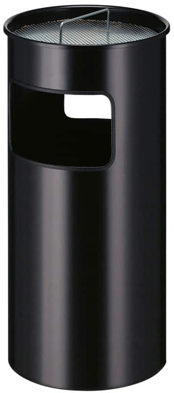 Vepa Bins Prullenbak met asbak 50 l 32 x 69 cm Zwart