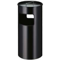 Vepa Bins Prullenbak met asbak 50 l 32 x 69 cm Zwart