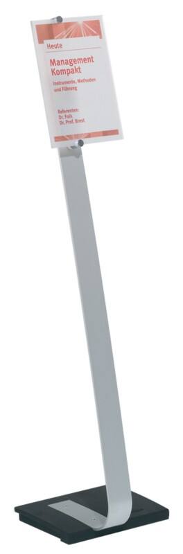 DURABLE Crystal Sign Vloerstandaard Acrylic, gietijzer 111 cm 481823